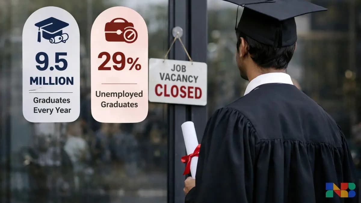 9.5 Million Degrees, 29% Unemployed: Inside India's Skill Gap Crisis