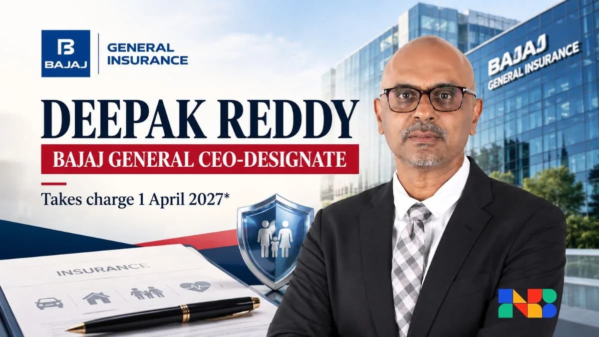 Tapan Singhel to Step Down as CEO; Bajaj Insurance Names Deepak Reddy Successor