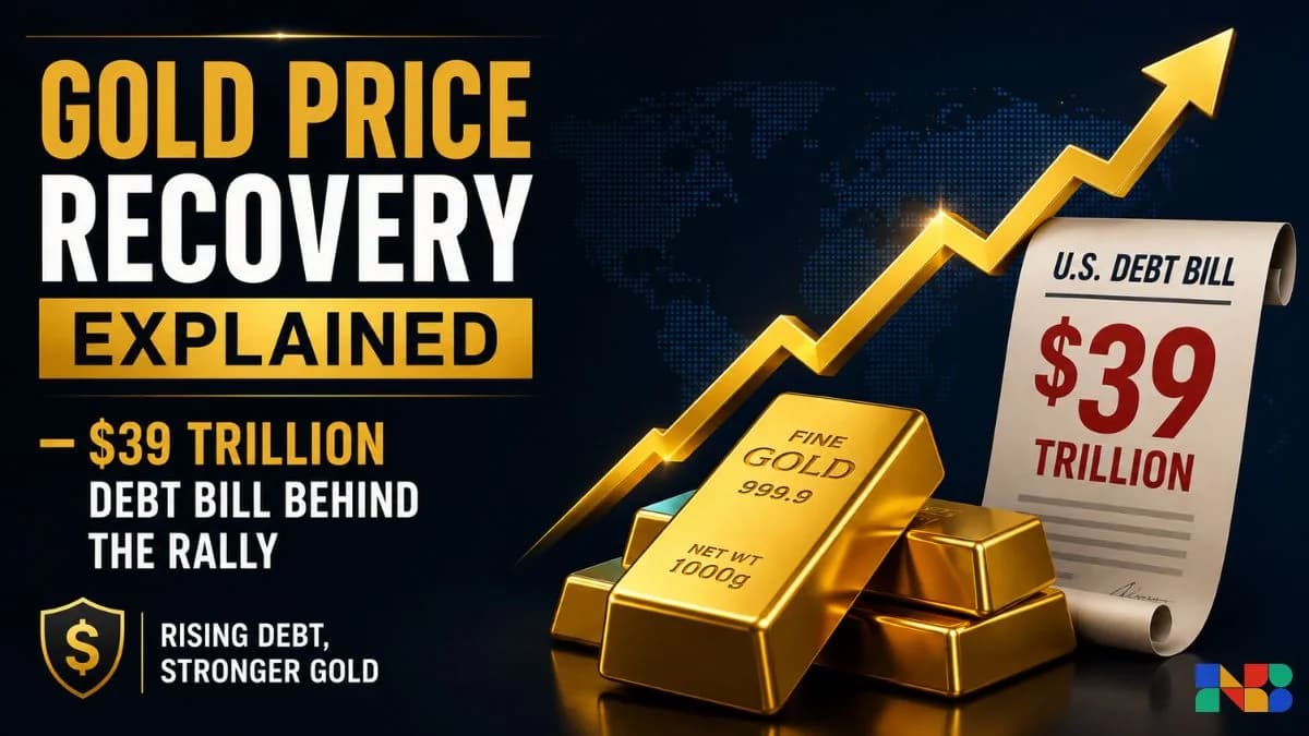 Gold Price Recovery Explained: $39 Trillion Debt Bill Behind the Rally