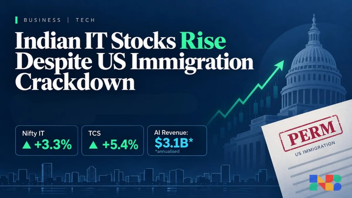 Indian IT Stocks Rally Despite US Immigration Restrictions: Has the Outsourcing Model Changed?