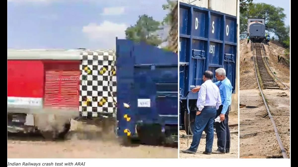 Indian Railways and ARAI Crash-Test LHB Coaches - A Safety Milestone Years in the Making
