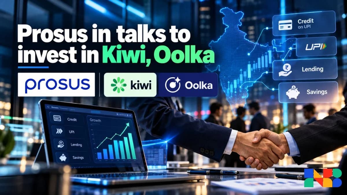 Prosus Steps Up India Fintech Bets With Kiwi and Oolka Talks