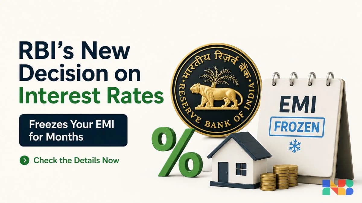 How RBI's New Decision on Interest Rates Freezes Your EMI for Months?