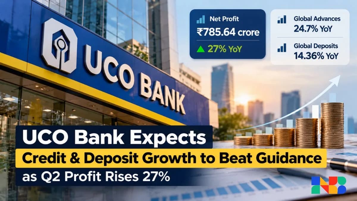 UCO Bank Smashes FY27 Credit Targets as Q2 Profit Surges 26.7%
