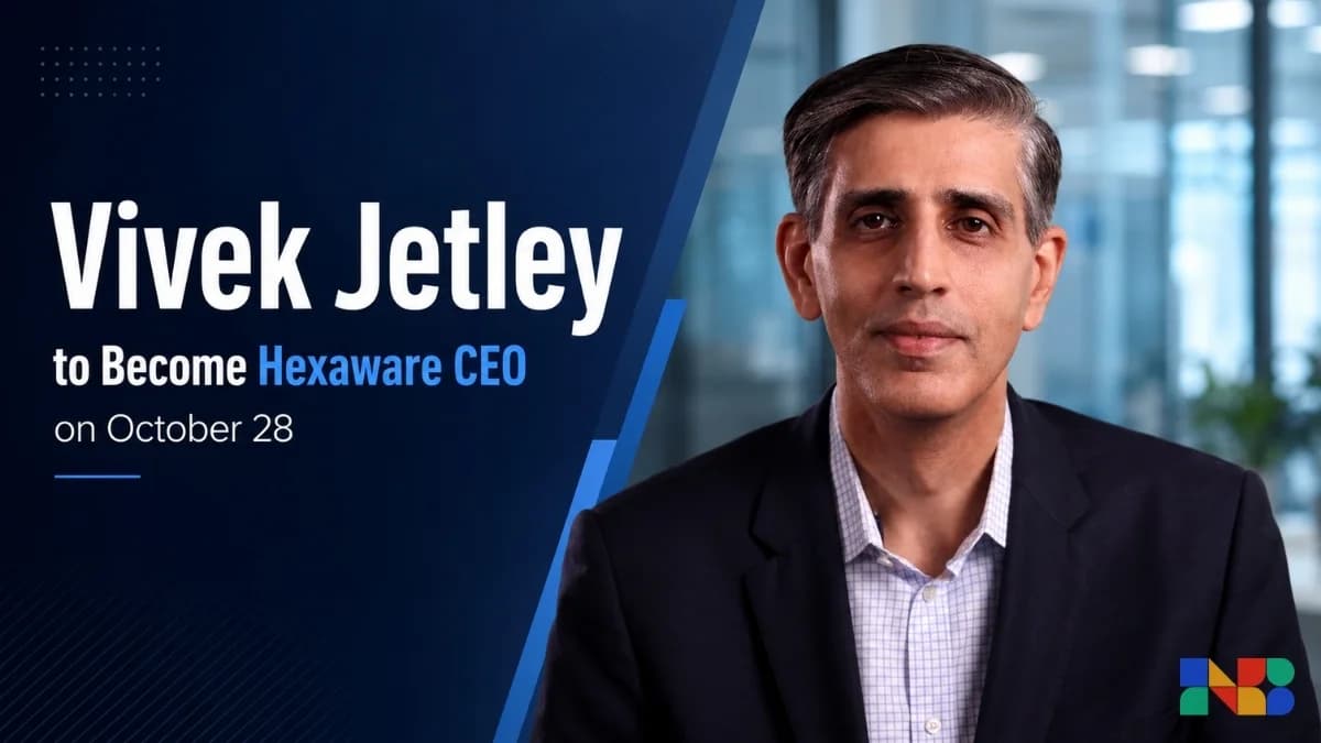 Vivek Jetley to Lead Hexaware as CEO From October 28